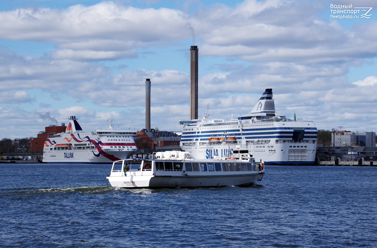 Baltic Queen, Delfin XII, Silja Symphony