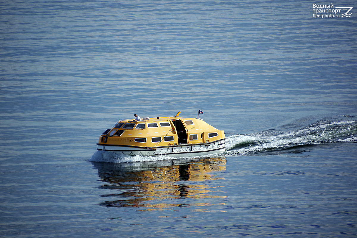 Seven Seas Splendor. Lifeboats