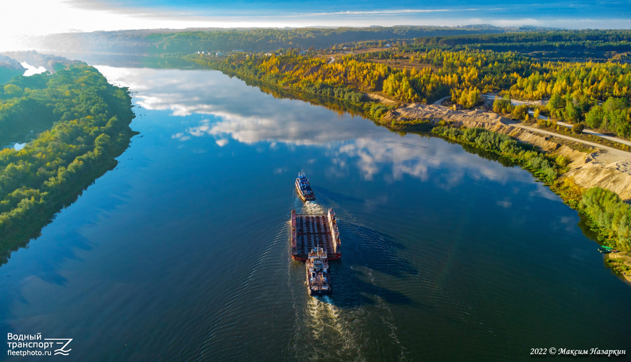 Разлив, Плавучий док-14, Плавучий док-12, ШТ-1. Oka River