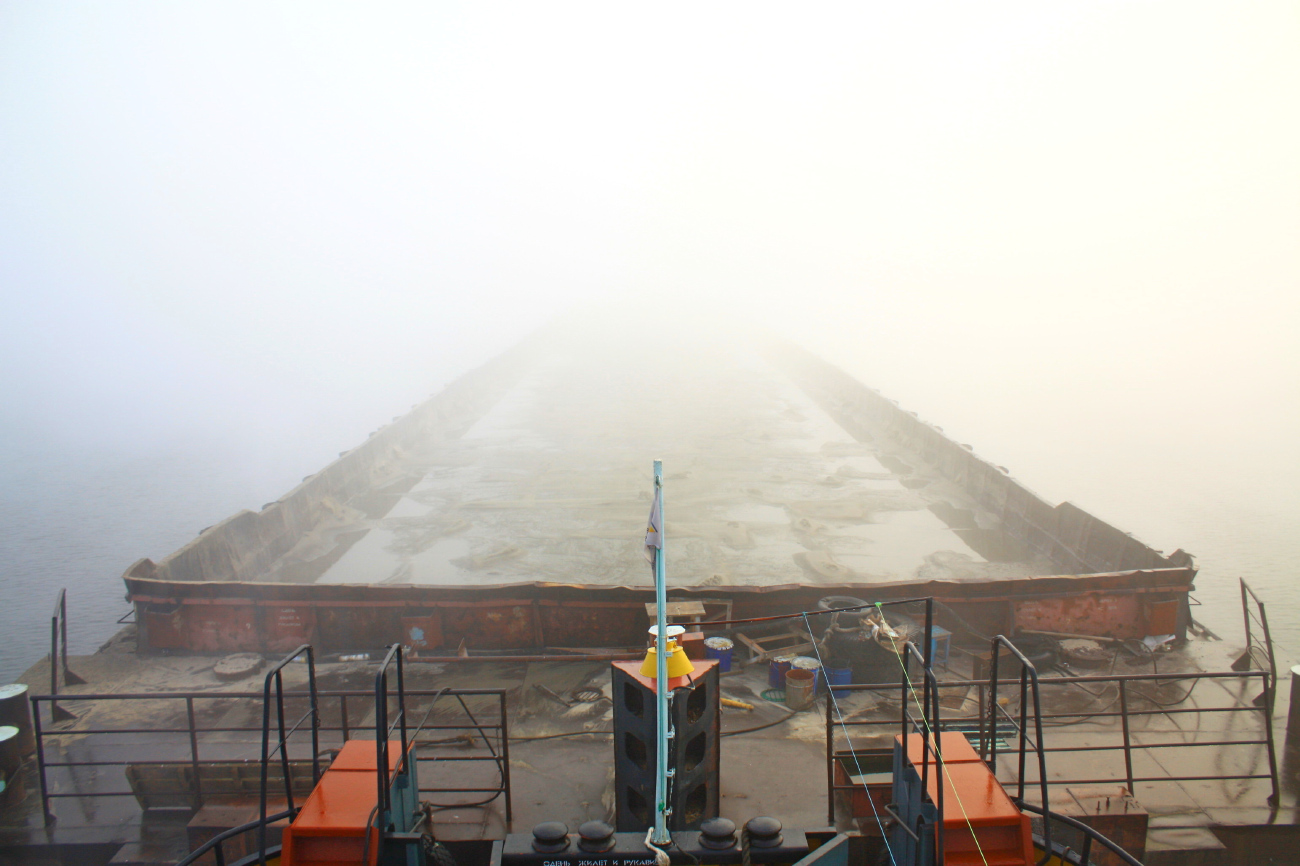 7101. View from wheelhouses and bridge wings