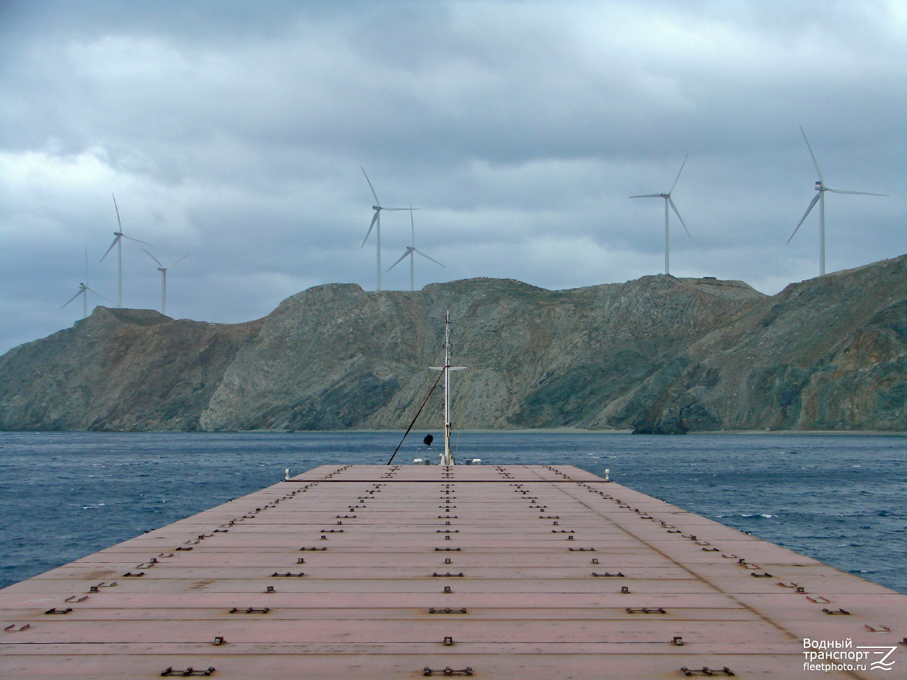 Пола Пелагия. View from wheelhouses and bridge wings, Deck views