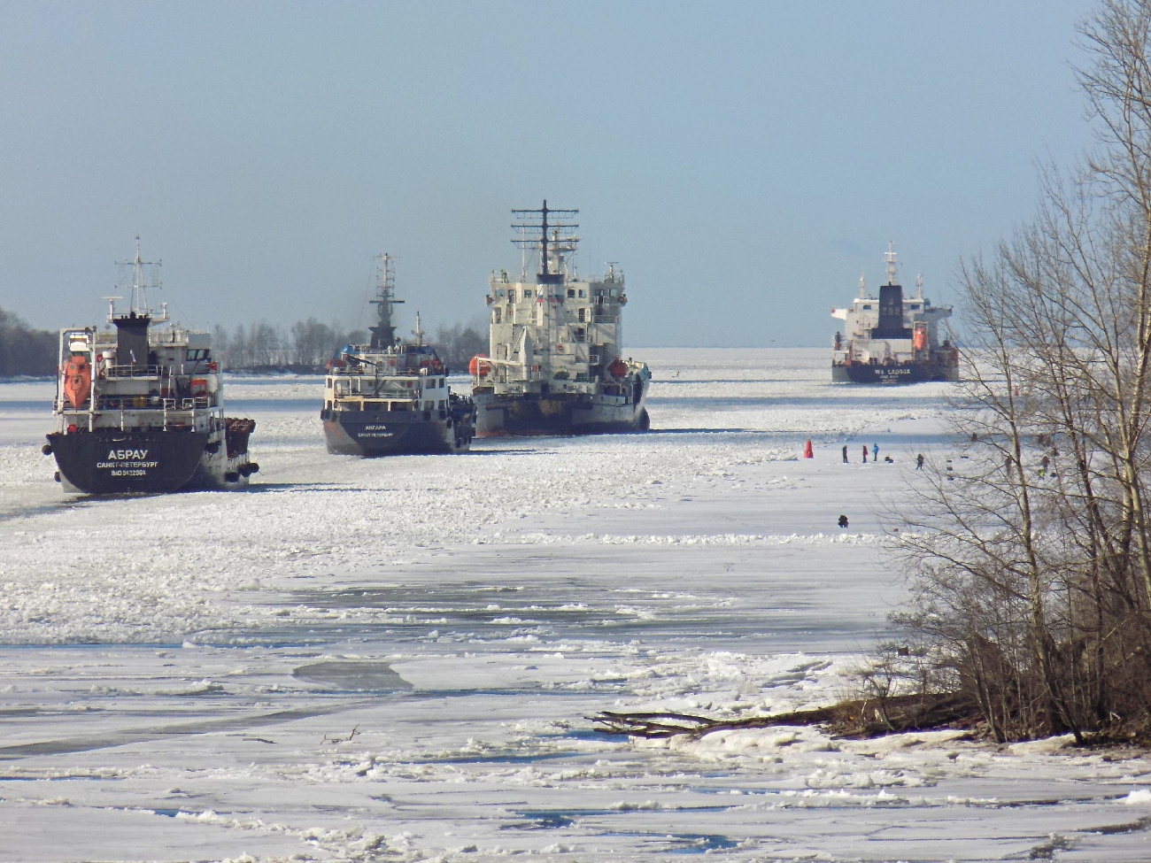 Абрау, Ангара, Мудьюг, WL Ladoga