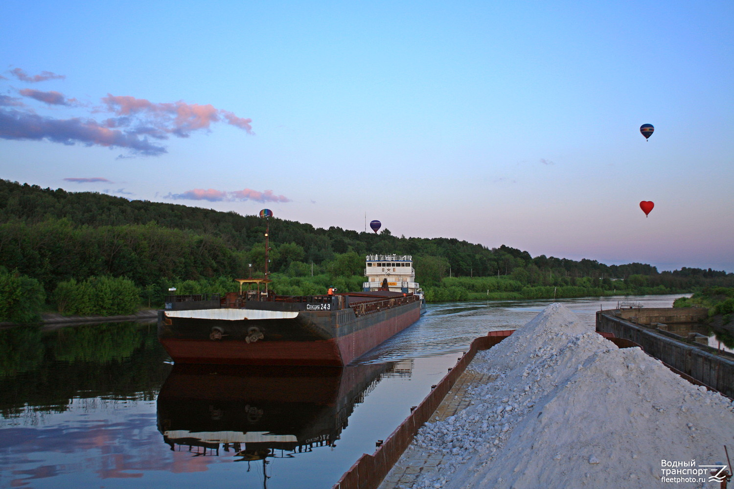 Секция-243, ОТ-2429. View from wheelhouses and bridge wings