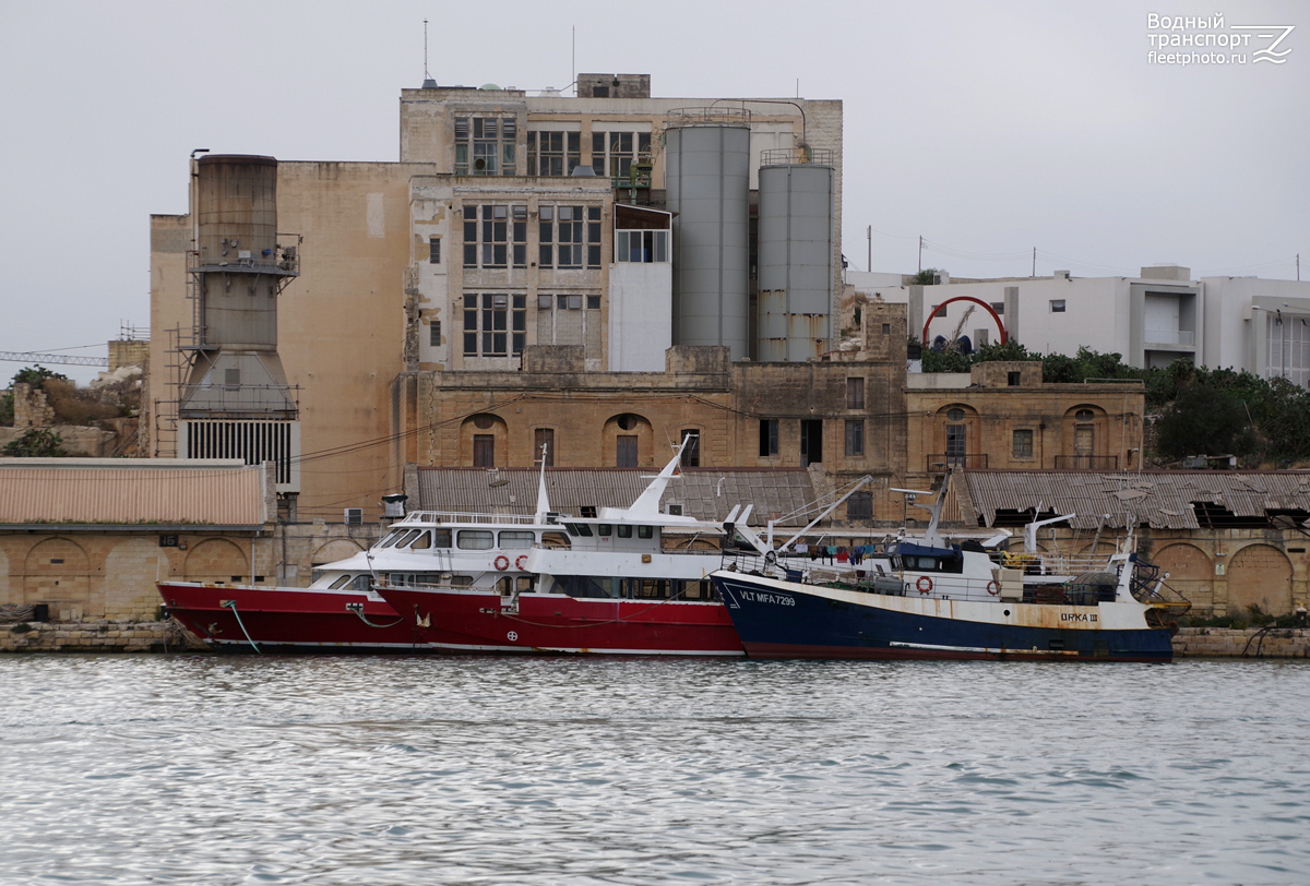 Atlantis, Europa II, Orka III