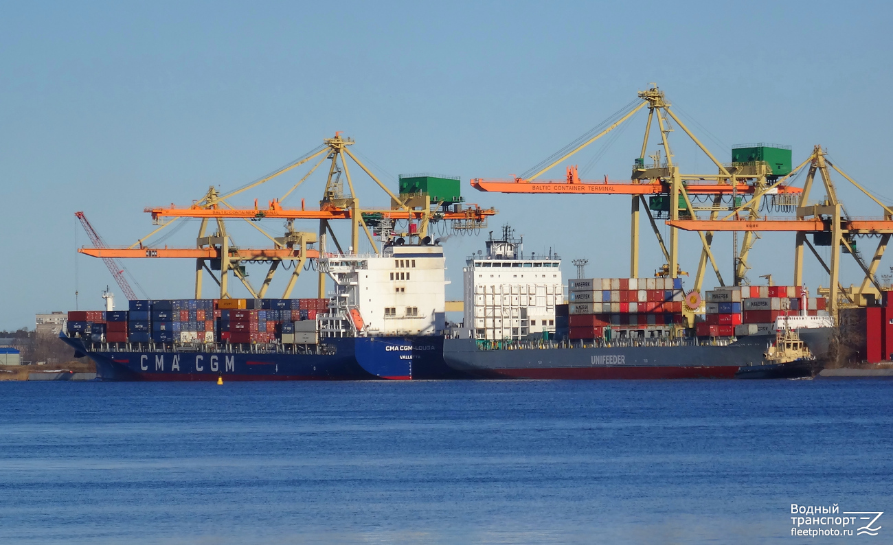 CMA CGM Louga, Judith, Santa