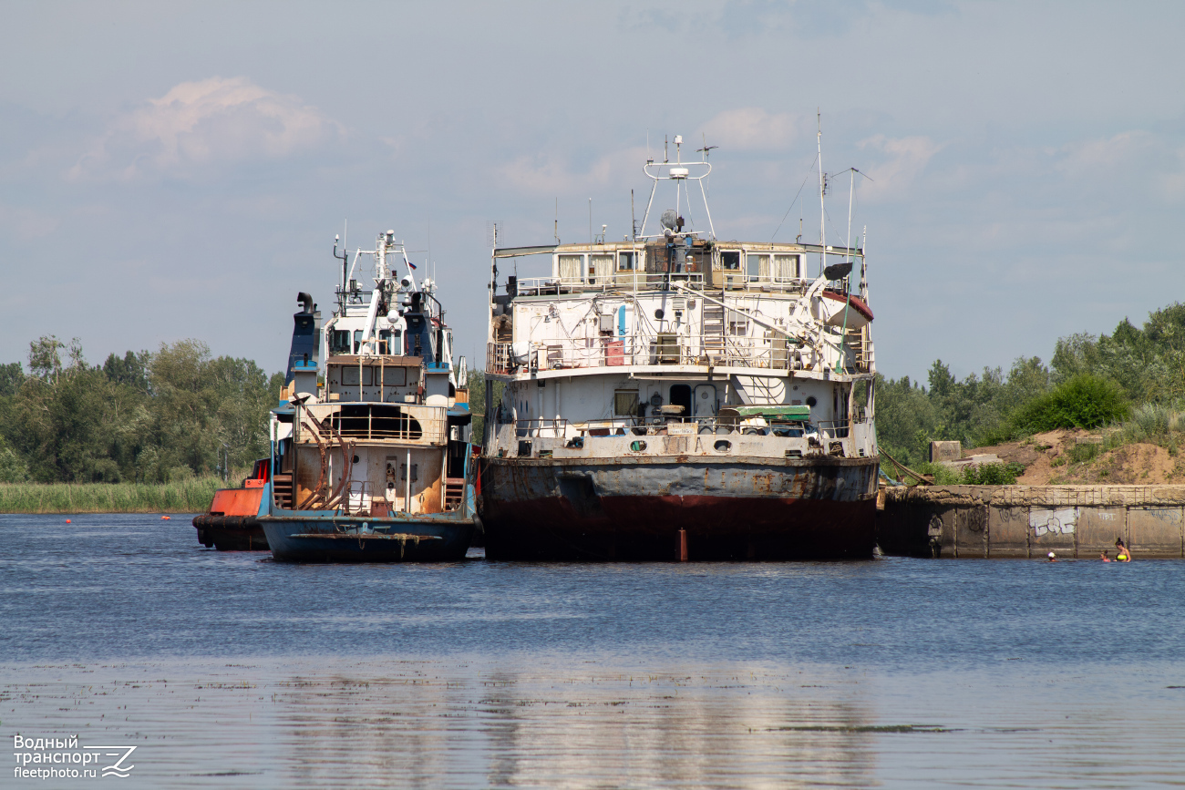 Неопознанное судно - тип ОМ, Упа. Russia - Volga Basin