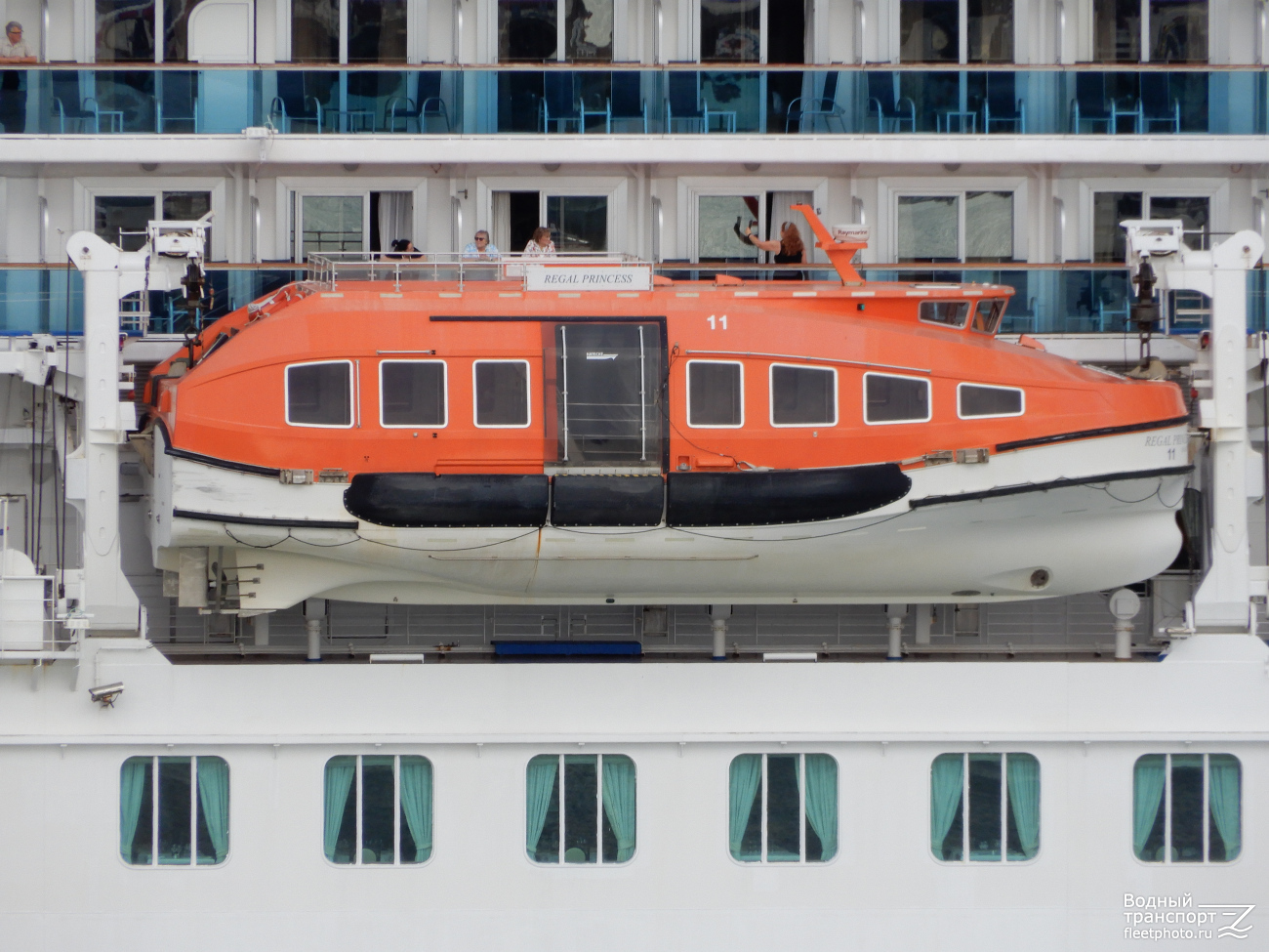 Regal Princess. Lifeboats