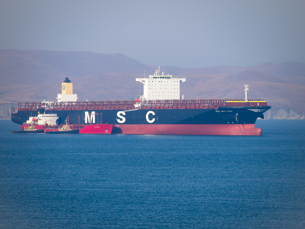 MSC New York, Бухта Славянка